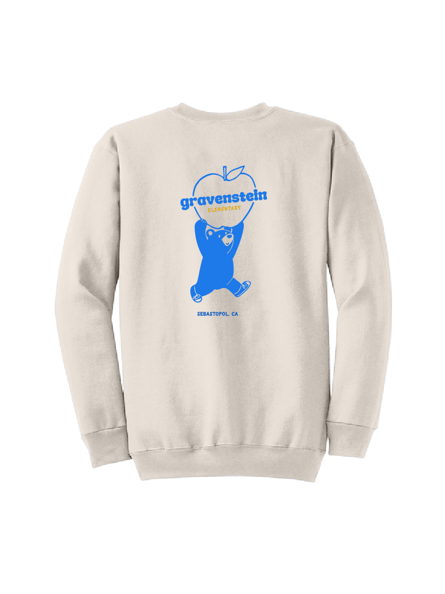 Gravenstein Adult Crewneck Fleece (Apple & Bear)