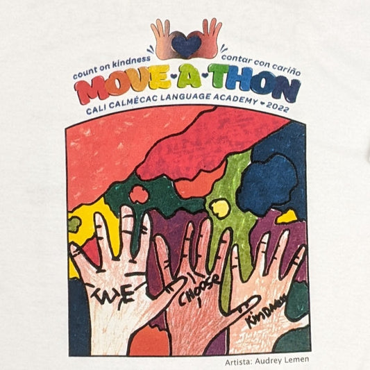 2022 Move-a-thon T-Shirt (Manos) UNIFORM APPROVED for TK-5th Grade ONLY