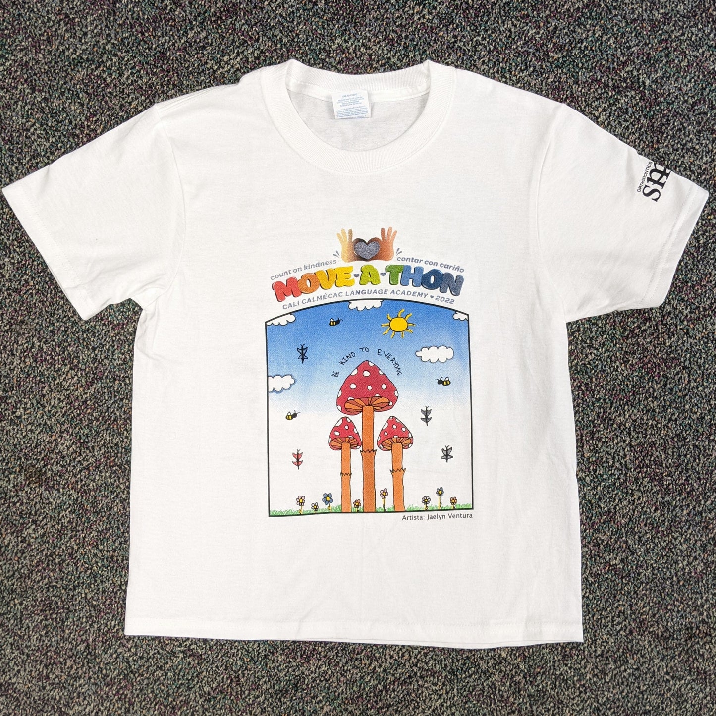 2022 Move-a-thon T-Shirt (Hongos) UNIFORM APPROVED for TK-5th Grade ONLY