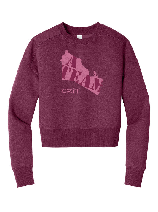 GRiT Annadel Map Crop Crewneck (Limited Sizes)