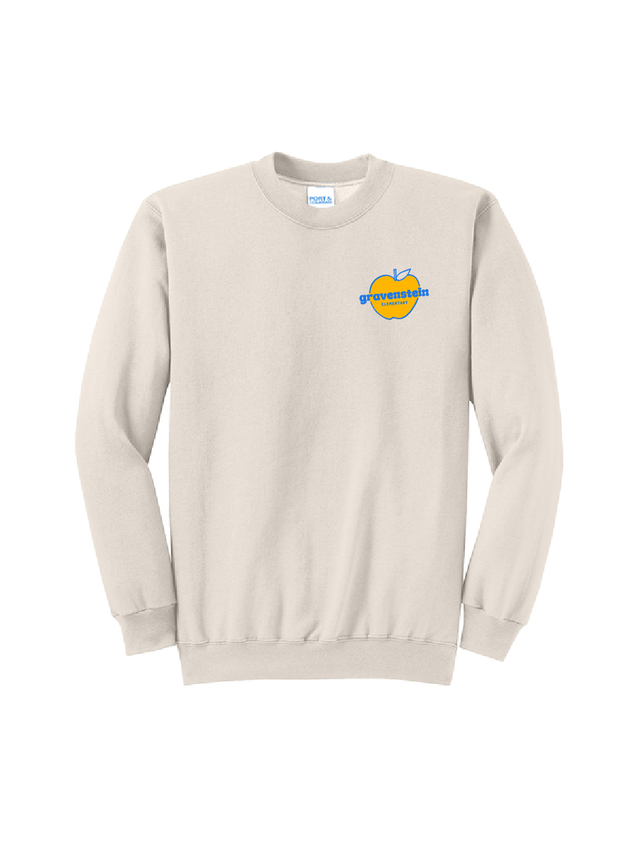 Gravenstein Adult Crewneck Fleece (Apple & Bear)